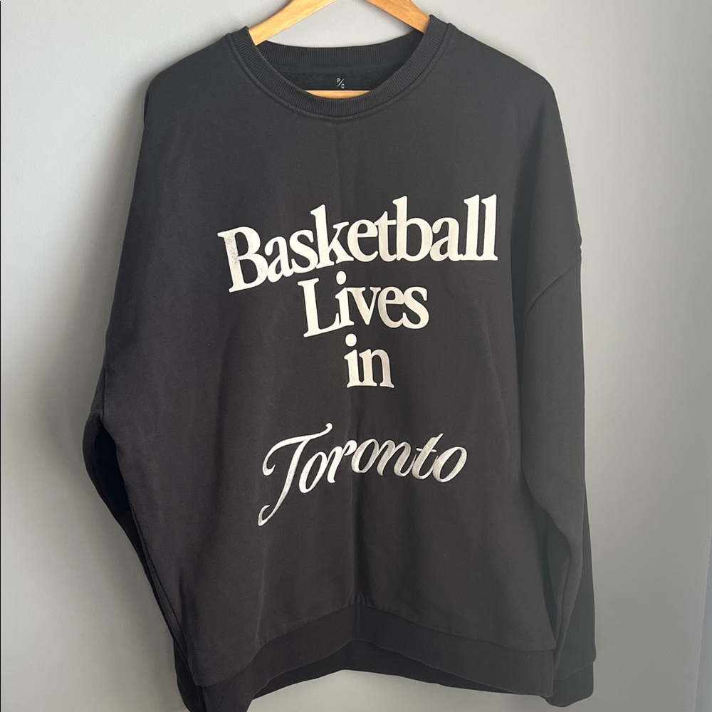 Peace Collective - Basketball Lives in Toronto Black Crewneck
